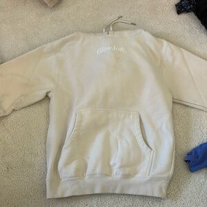 Glossier cream hoodie rare bought in store
